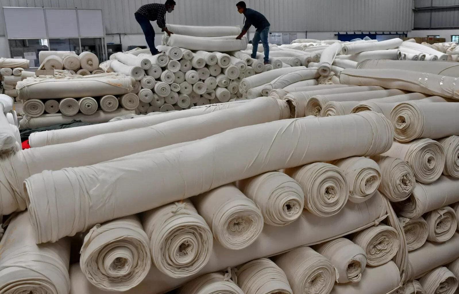 Finished fabric roll inspection